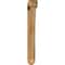 Ekena Millwork Traditional Arts and Crafts Rough Sawn Bracket w/ Offset Brace, Western Red Cedar, 6"W x 46"D x 46"H BKT0604X46X46TRA03RWR - alternate 3